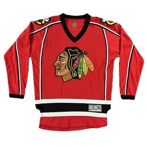 Official NHL Chicago Blackhawks Men’s Stitched Red Sweater Jersey Size Small